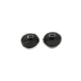 925 Silver Black Onyx Stud Earring