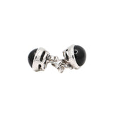 925 Silver Black Onyx Stud Earring