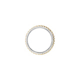 925 Sterling Silver Gold Plated Spinner Ring