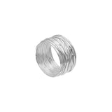 925 Silver Plain Wire Wrapped Ring