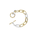 925 Silver Molded Big Link Chain Bracelet