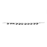 925 Sterling Silver Black Onyx Gemstone Bracelet