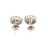 Peridot & Cubic Zirconia Stone Earring