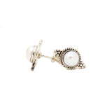 Natural Pearl Silver Earring Stud