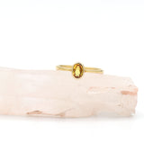 9k Gold Yellow Sapphire Ring