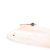 Yellow Gold Blue Sapphire Ring