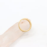 18K Gold Ruby And Diamond Ring Band