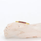 14K Gold Pink Sapphire Gemstone Ring