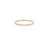 18K Yellow Gold Diamond Ring Band