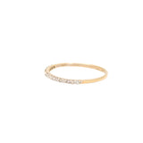 18K Yellow Gold Diamond Ring Band