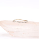 18K Yellow Gold Diamond Ring Band