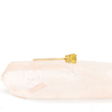 Solid Gold Yellow Sapphire Gemstone Ring