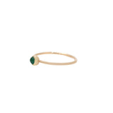 9K Yellow Gold Natural Emerald Ring