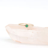 9K Yellow Gold Natural Emerald Ring