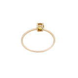 Yellow Sapphire Gemstone 9K Gold Ring