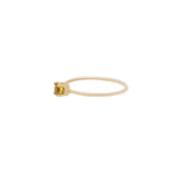 Yellow Sapphire Gemstone 9K Gold Ring