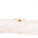 Yellow Sapphire Gemstone 9K Gold Ring
