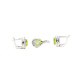 Peridot Gemstone Pendant Set