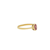 Natural Pink Sapphire 9K Gold Ring
