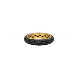 Natural Black Diamond 14K Gold Ring