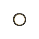 Natural Black Diamond 14K Gold Ring