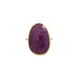 14K Yellow Gold Natural Ruby Gemstone Healing Ring & Jewelry