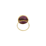 14K Yellow Gold Natural Ruby Gemstone Healing Ring & Jewelry