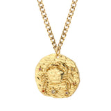 18K Gold Plated Cancer Zodiac Sign Chain Necklace
