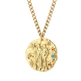 18K Gold Plated Gemini Zodiac Sign Chain Necklace