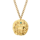 18K Gold Plated Taurus Zodiac Sign Chain Necklace