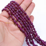 Buy 3 Line Natural Ruby Oval Cabochon Spiritual Healing Gemstone Beads Strand Necklace