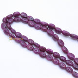 Buy 1 Line Natural Ruby Oval Cabochon Spiritual Healing Gemstone Beads Strand Necklace