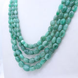 Natural Emerald Gemstone Beads Necklace