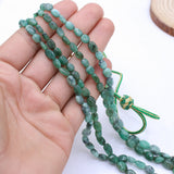 Natural Emerald Gemstone Beads Necklace