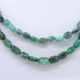 Natural Emerald Gemstone Beads Necklace