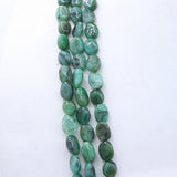 Natural Emerald Gemstone Beads Necklace