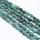 Natural Emerald Gemstone Beads Necklace