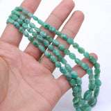 Natural Emerald Gemstone Beads Necklace