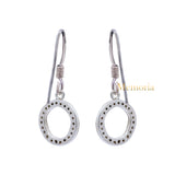 Diamond 925 Sterling Silver Designer Drop Earring