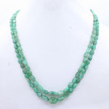 Natural Emerald Gemstone Beads Necklace