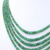 Natural Emerald Gemstone Beads Necklace