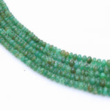 Natural Emerald Gemstone Beads Necklace