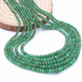 Natural Emerald Gemstone Beads Necklace