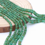 Natural Emerald Gemstone Beads Necklace