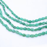 Natural Emerald Gemstone Beads Thread Necklace