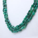 Natural Emerald Gemstone Beads Necklace