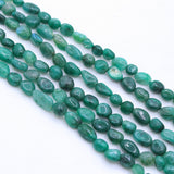 Natural Emerald Gemstone Beads Necklace