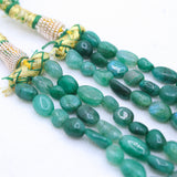 Natural Emerald Gemstone Beads Necklace