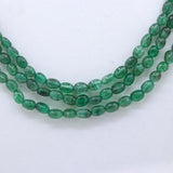 Natural Emerald Gemstone Beads Necklace