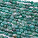 Natural Emerald Gemstone Beads Necklace